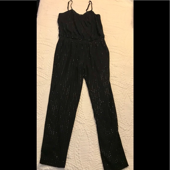 Express Other - Express black sequined jumpsuit, like new